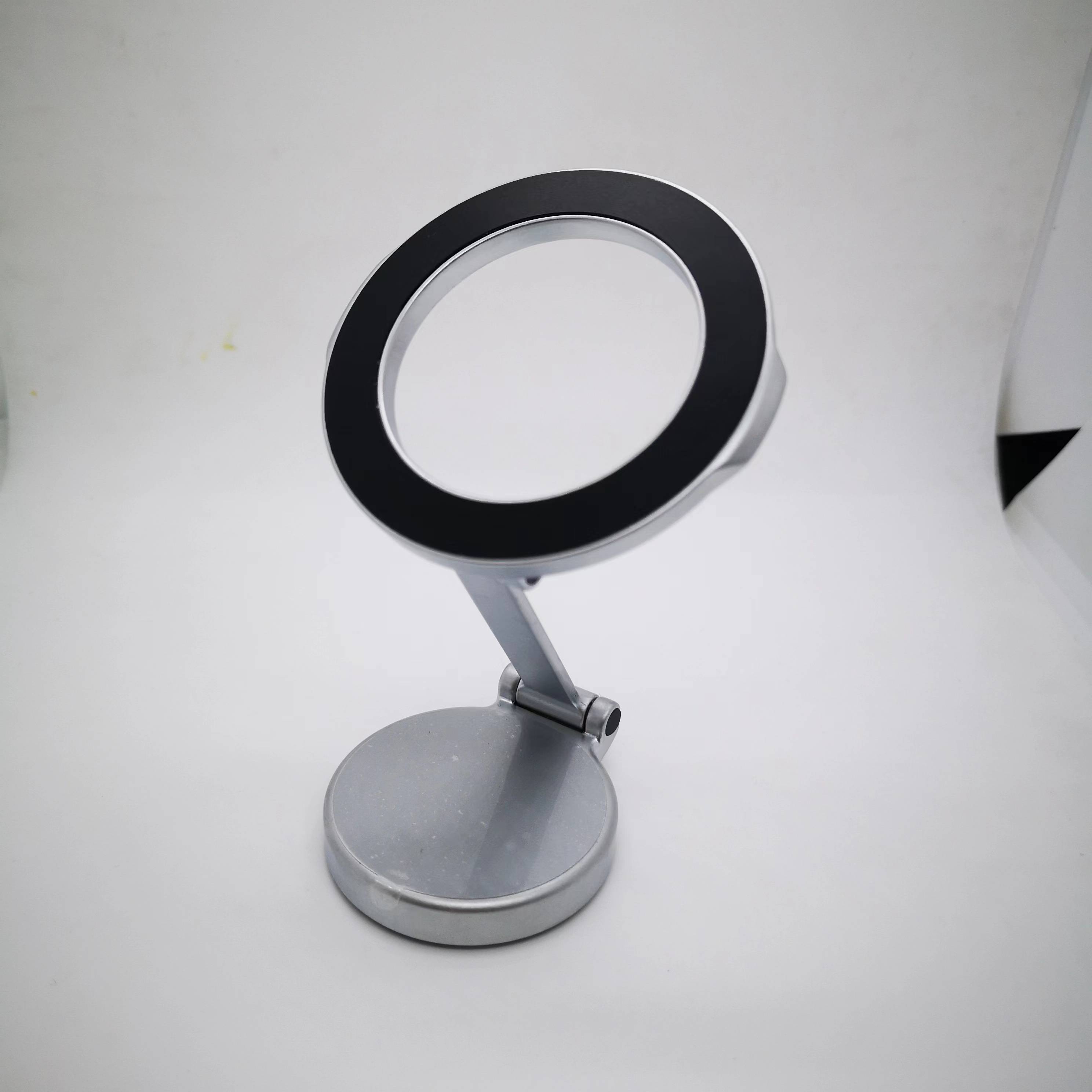 2023 Car bracket suction cup Zinc alloy metal adhesive magnet, super strong magnetic force navigation, lazy high-end mobile phone bracket, foldable and 360-degree rotatable, compatible with both Apple and Android Application Scenario