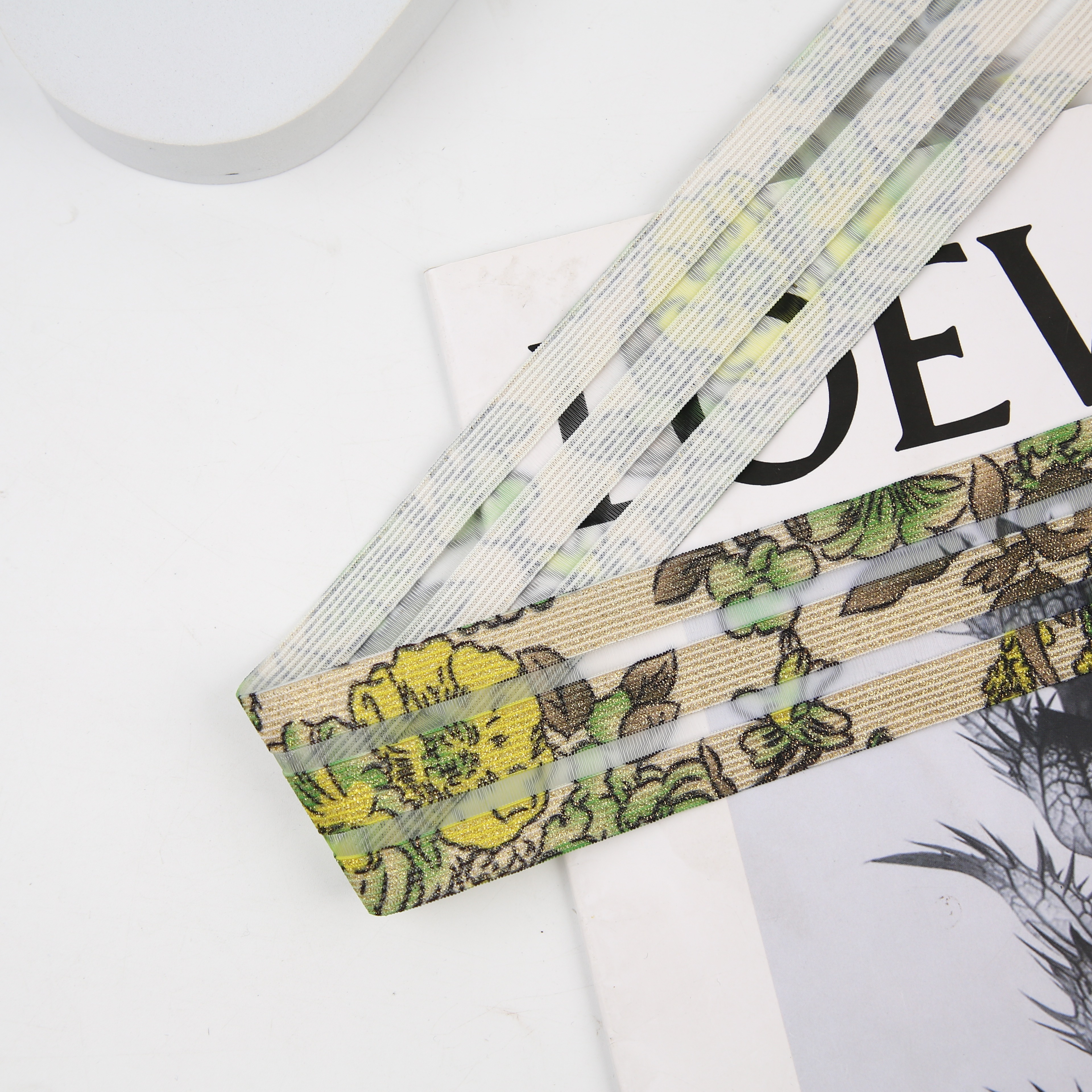 2023年新款2.5CM三色花纹带详情11