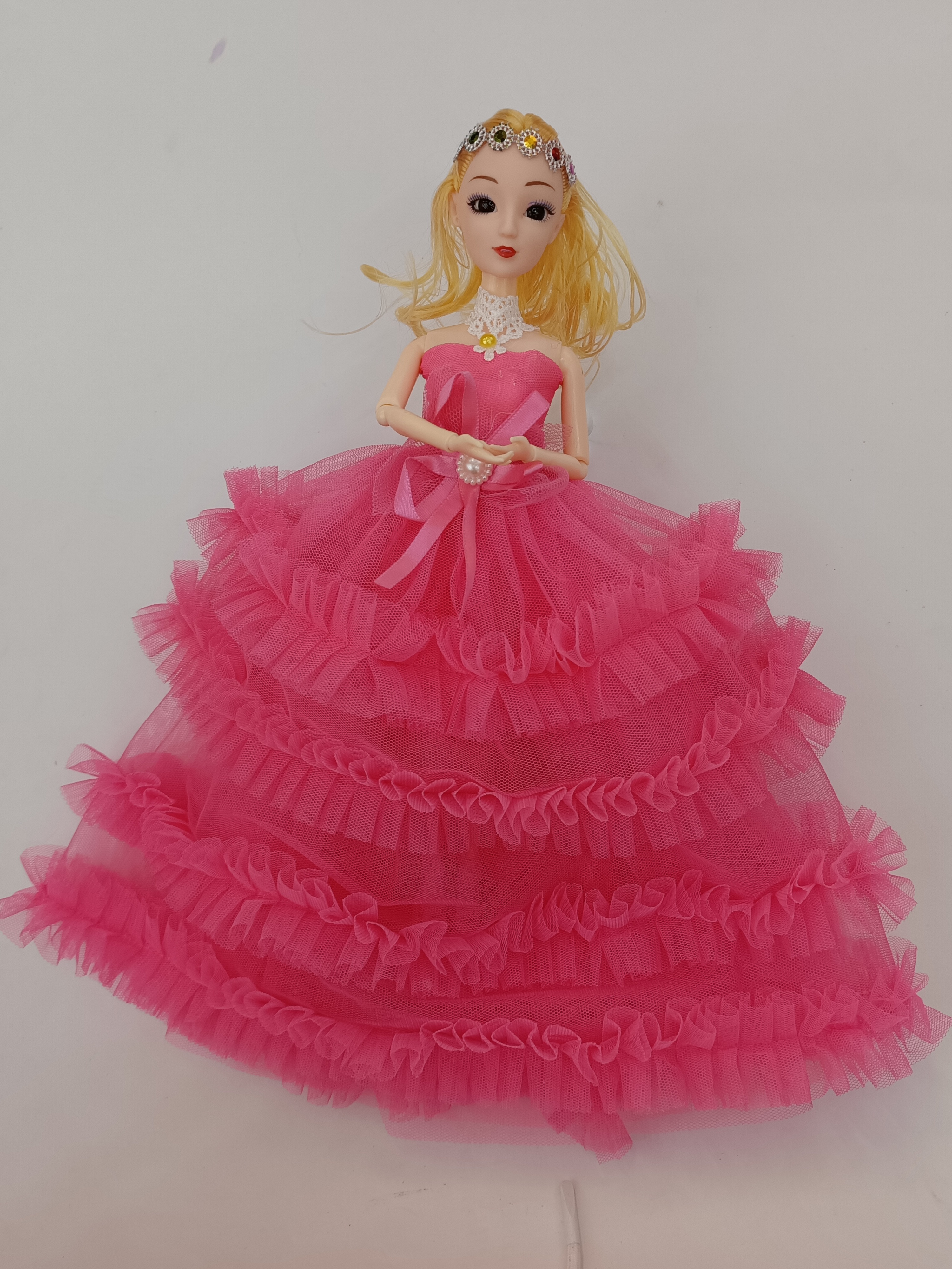 新款纱裙4层洋娃娃儿童过家家玩具儿童生日礼物礼品