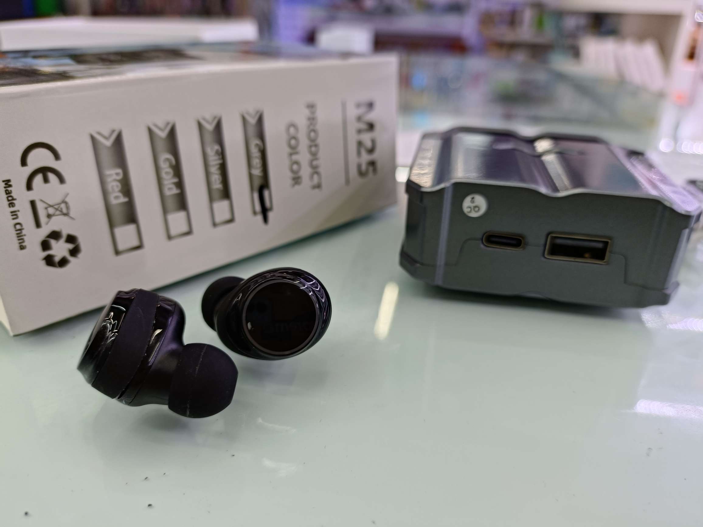 蓝牙耳机/机甲游戏耳机/M25耳机细节图