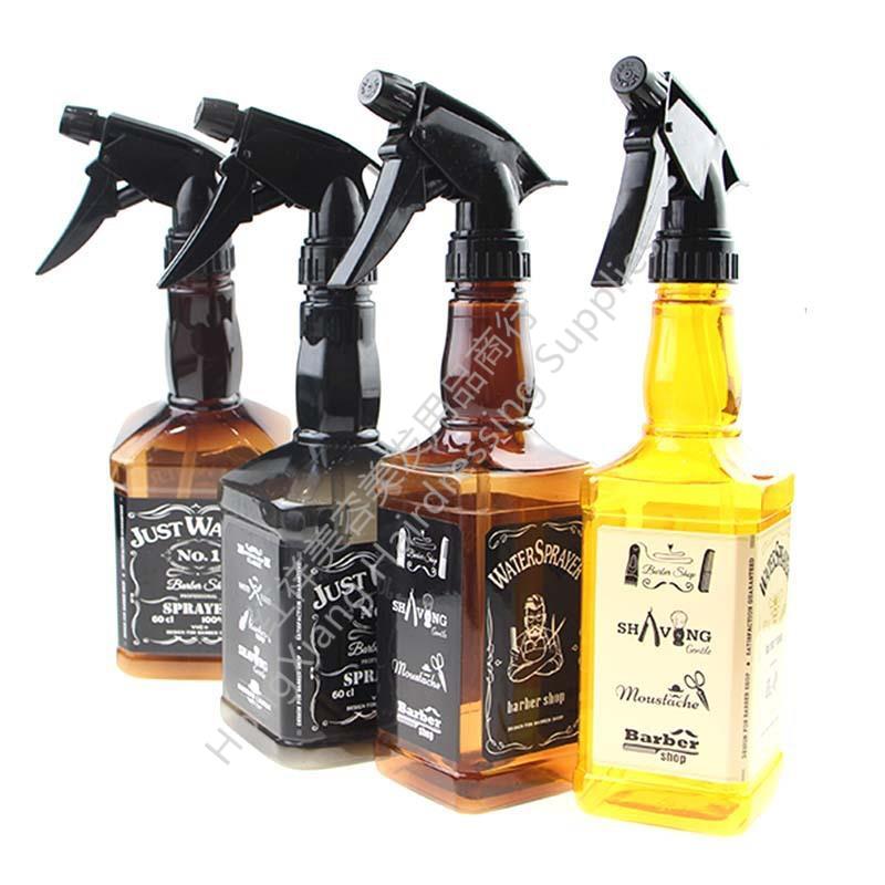 Salon hairdressing spray bottle plastic spray bottle vintage home hairdressing spray bottle 500ml wholesale