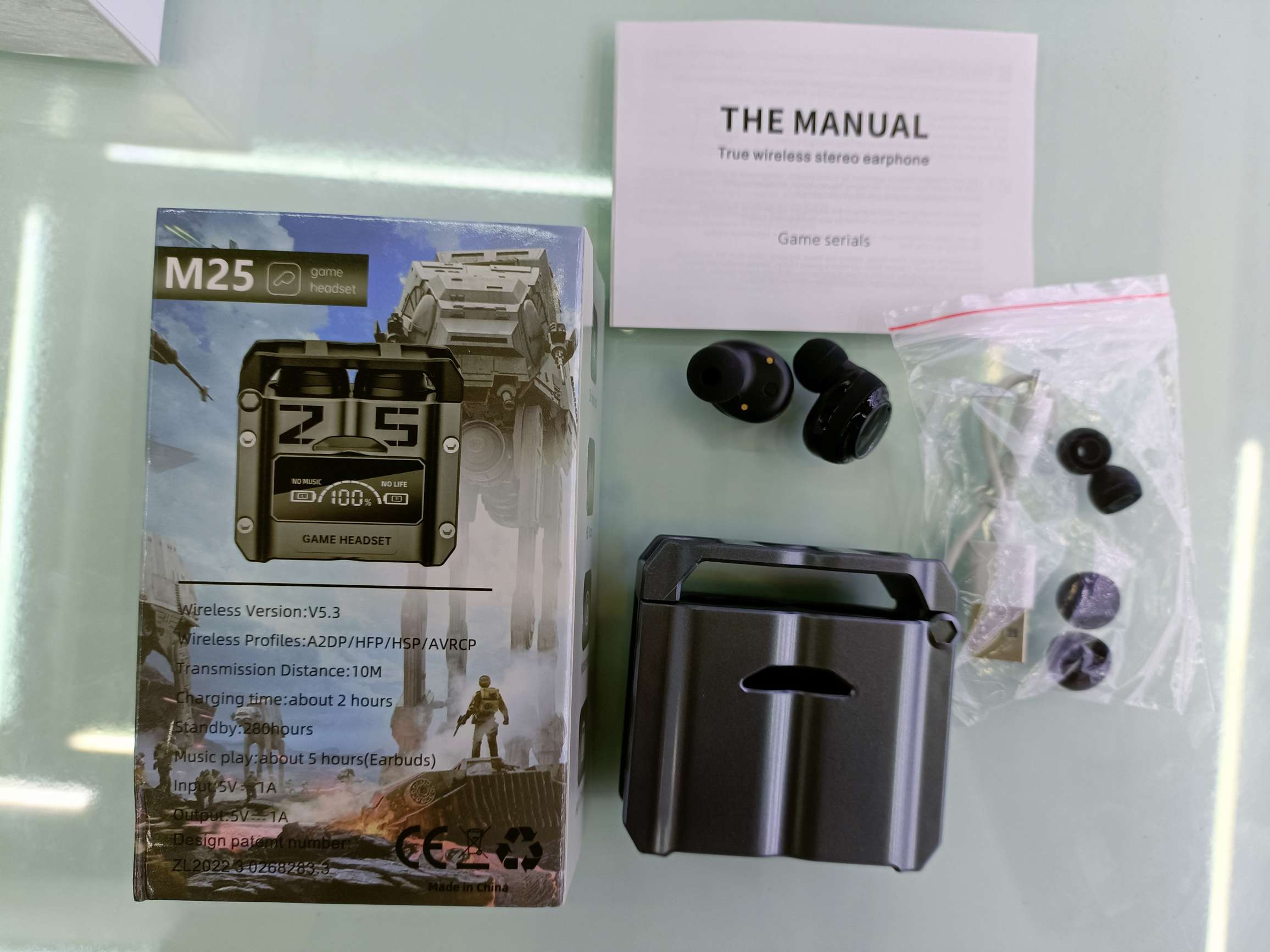 蓝牙耳机/机甲游戏耳机/M25耳机产品图