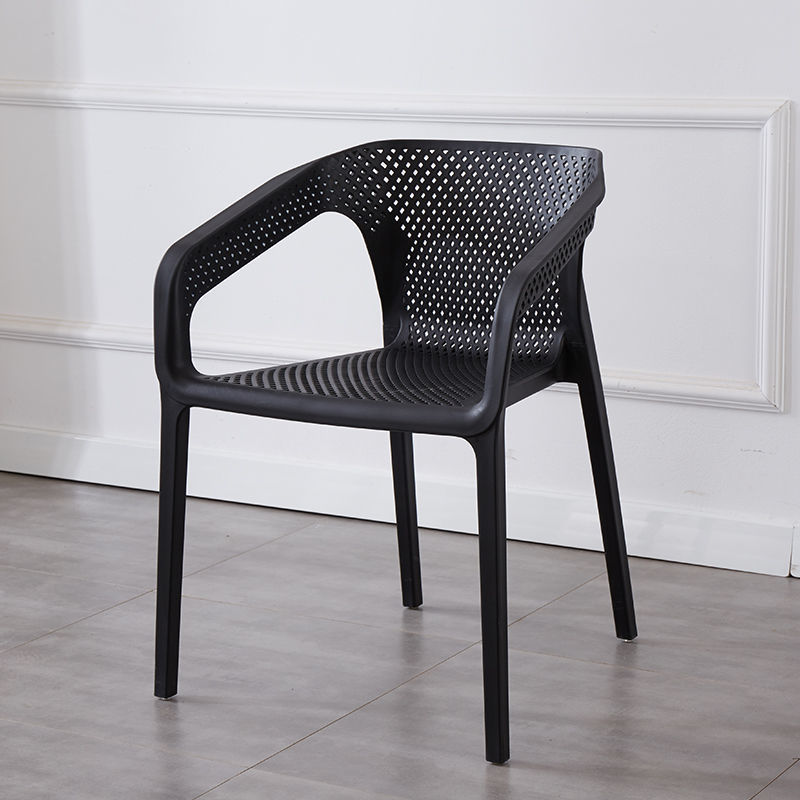 塑料椅子/镂空塑料椅/塑料餐椅细节图