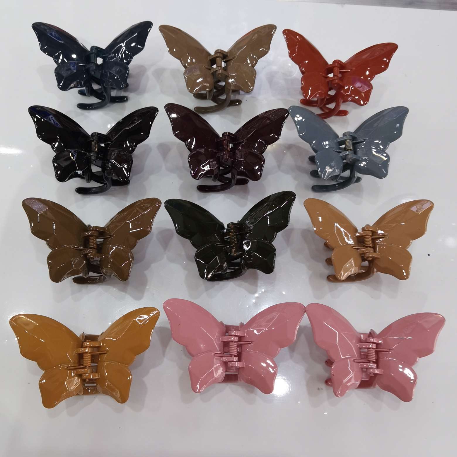 Internet-famous bestseller, popular and trendy Korean style, classic and fashionable Korean style, 11-color maca color bestseller, double half-moon white cloud triangle Item Picture