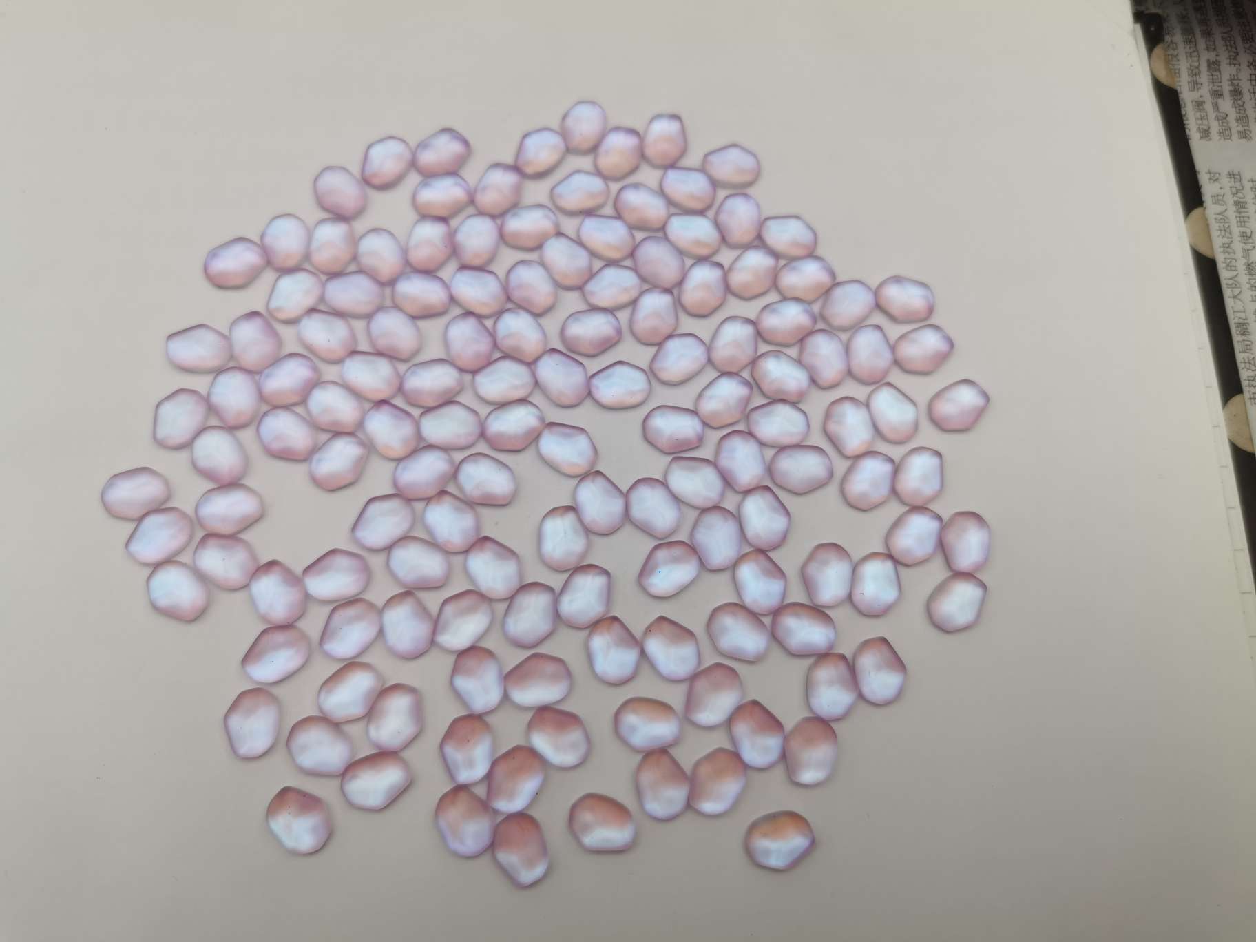 New color pointed-bottom diamond pink weishi:// New color? feed_id=7gYiEkTL Green K9 Nail Polish Diamond Super Flash Pile Diamond Three-dimensional Diamond DIY Sticker Diamond 5034 detail image 7