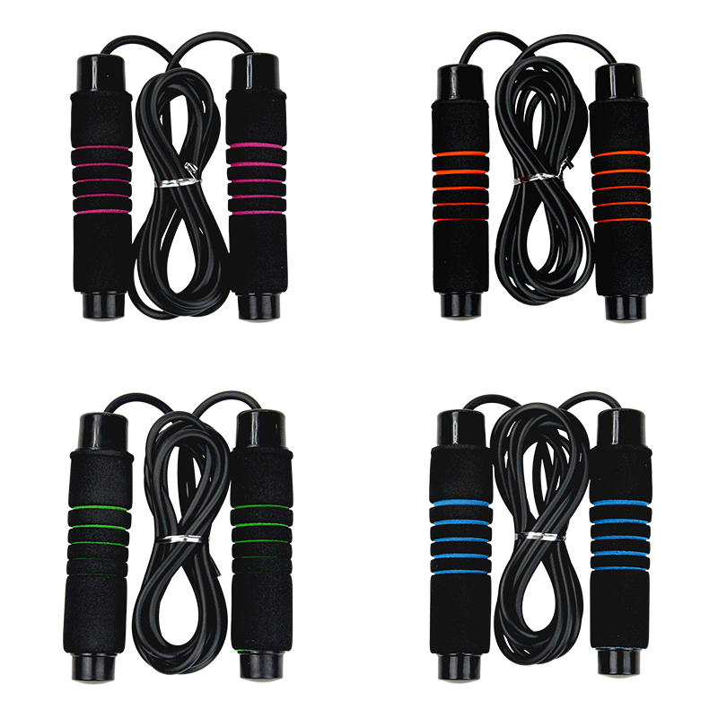 Fitness Jumping Rope Comfortable Sponge Handle Bearing Skipping Rope Length Adjustable Skipping Jumping Rope
