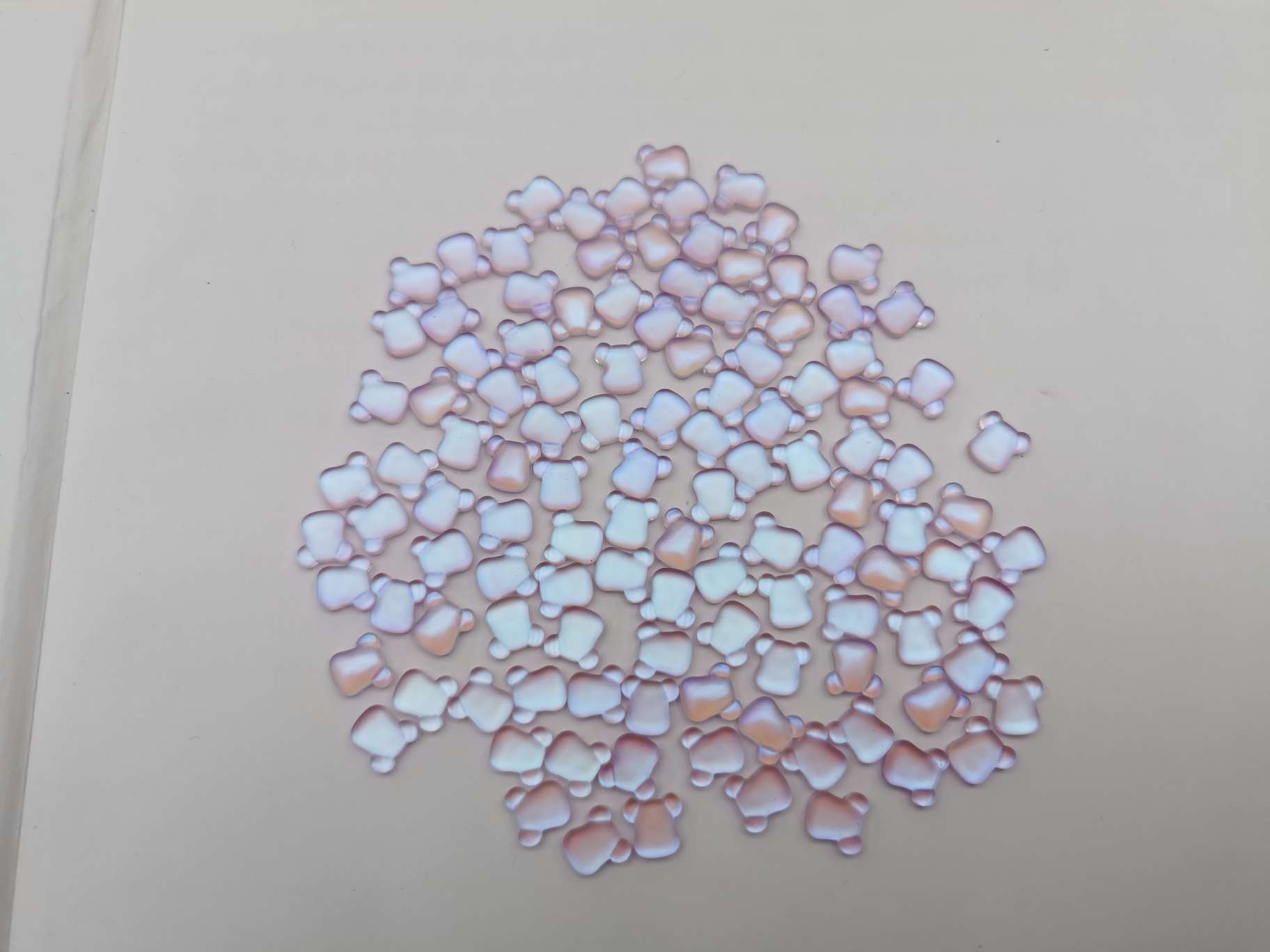 New color pointed-bottom diamond pink weishi:// New color? feed_id=7gYiEkTL Green K9 Nail Polish Diamond Super Flash Pile Diamond Three-dimensional Diamond DIY Sticker Diamond 5034 detail image 5