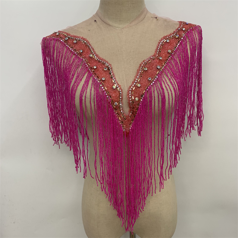 Handcrafted tassel quantified shawls for wedding dress and evening gown accessories Item Picture