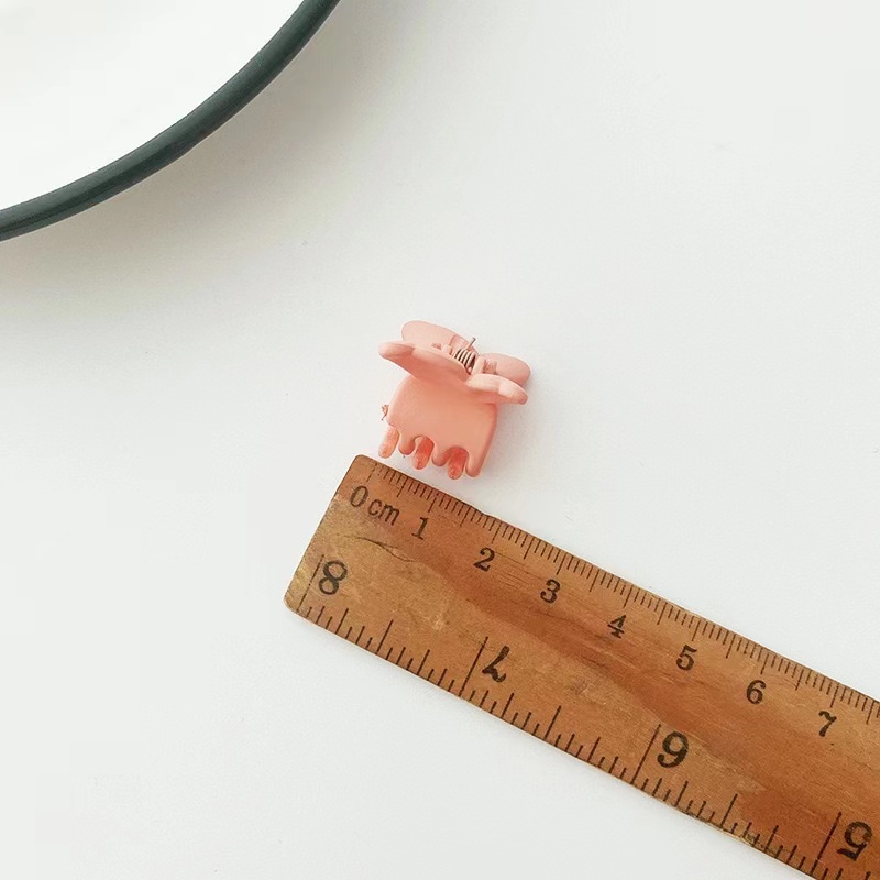 Korean macaron-colored small sweet bangs hairpin, ins children's grab clip, simple side bangs clip Specification image