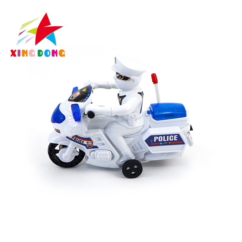 Children's toy cars, cable lights, motorcycles, boys' gifts, street stalls, toy motorcycles, police cars Specification image