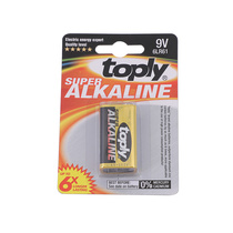 toply 9V battery multimeter alarm 6F22 block battery roll door 9 volt alkaline battery manufacturer direct sales