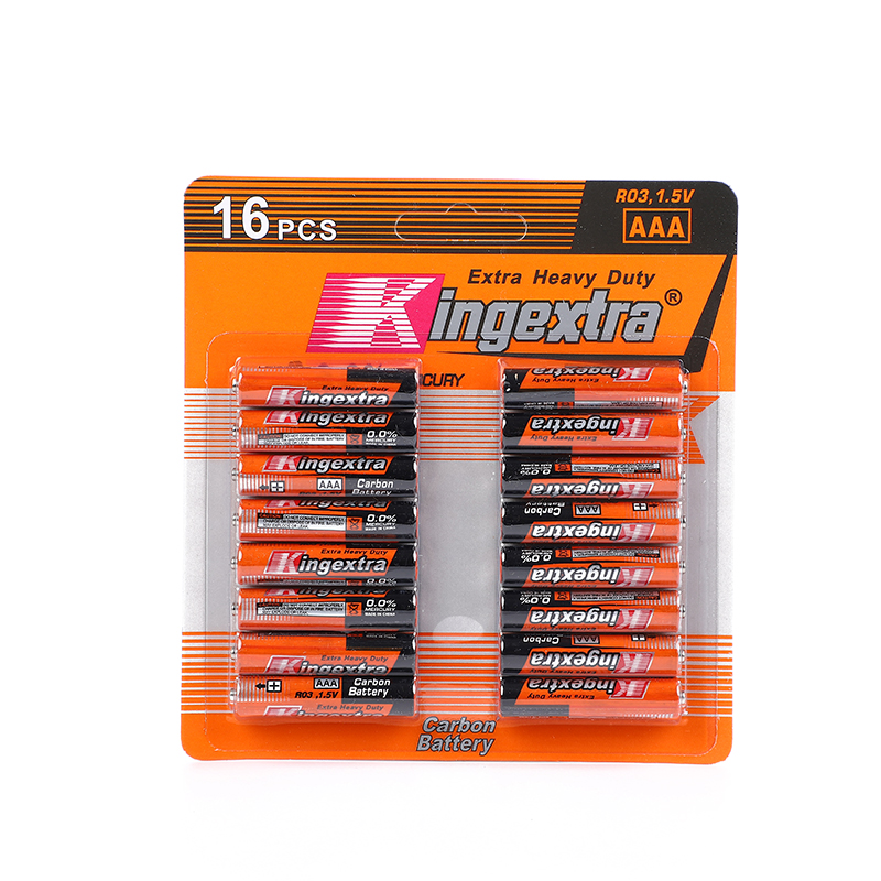 kingextra 5号碳性干电池 16粒吸卡泡泡机挂图1.5V锌锰五号电池