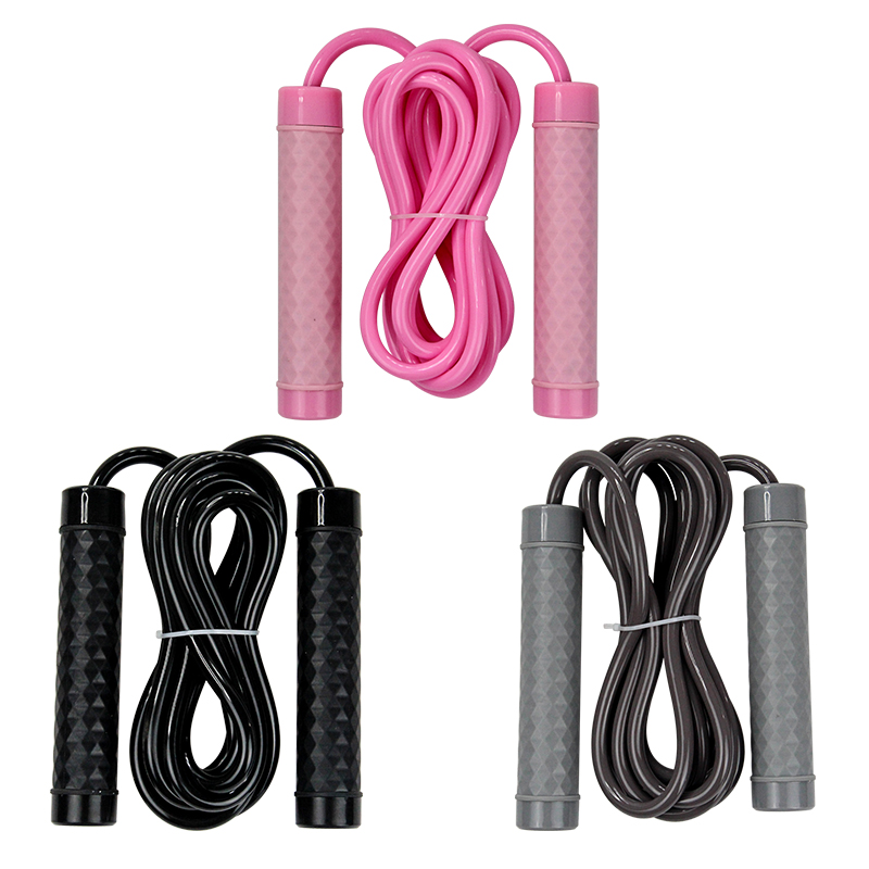 LX-775 Skipping Jumping Rope 3m Training Fitness Jumping Rope Get Tangle-Free Weighted Handle Jumping Rope