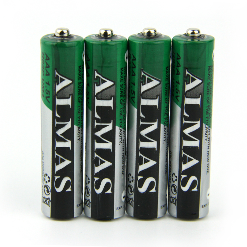 外贸热卖 ALMAS7号电池 1.5V锌锰遥控器 发光玩具七号电池 闹钟电子称碳性干电池批发详情图1