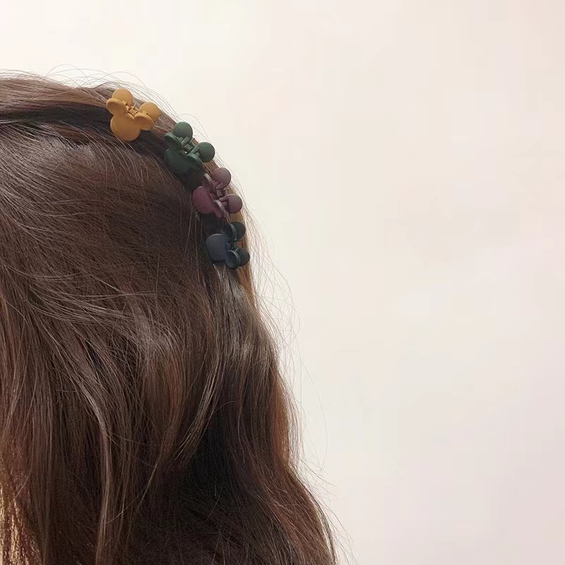 Small side simple bangs clip, small InS-style Korean style clip, 6-piece mixed color set Item Picture