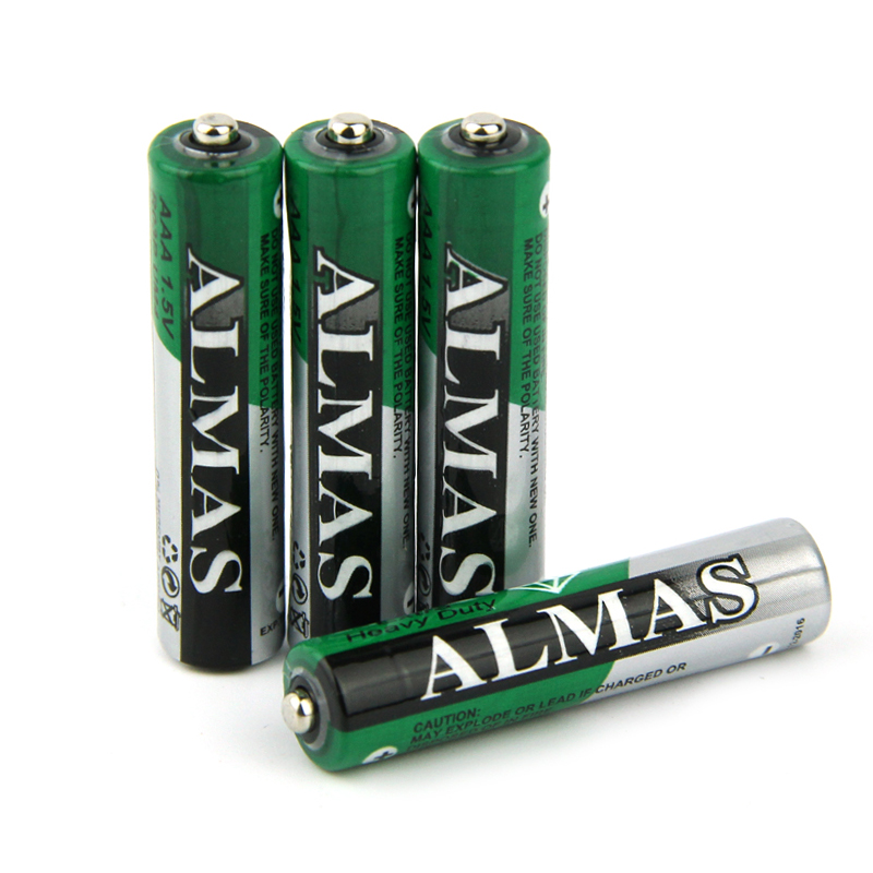 外贸热卖 ALMAS7号电池 1.5V锌锰遥控器 发光玩具七号电池 闹钟电子称碳性干电池批发详情图3