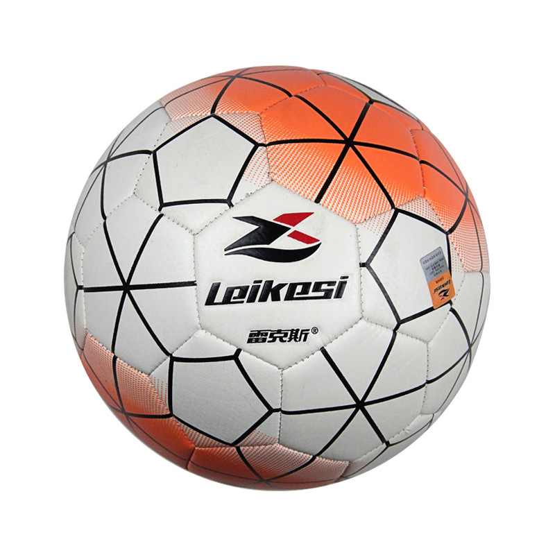 Leikesi Football Size 5 Official Black Line colorful Traditional Soccer Balls PU Machine Sewn Football For Group Training