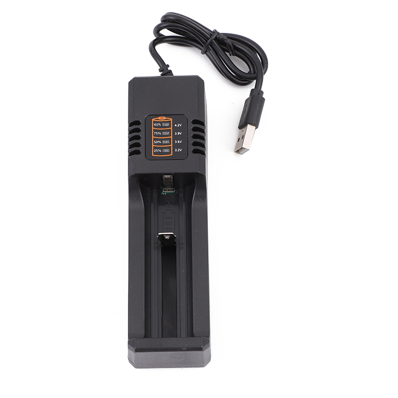 18650 Charger 3.7V lithium battery charger USB wireless single charge battery charger manufacturers direct Item Picture