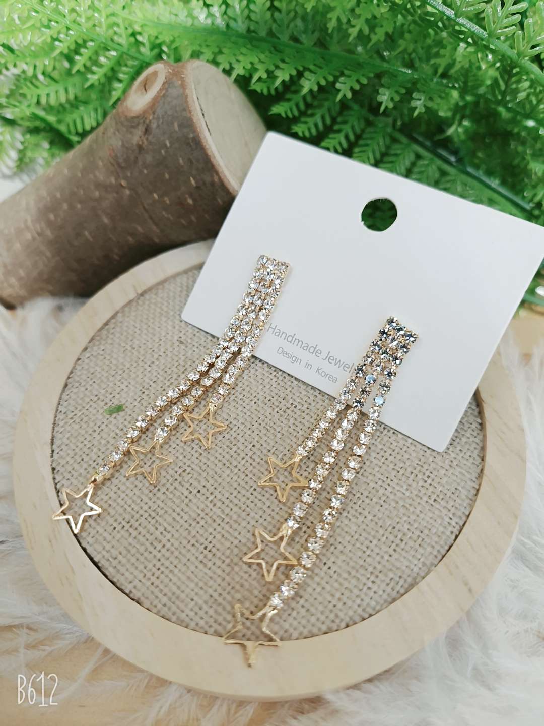 《一打装》韵之恋韩版网络人气时尚钻链烧焊流苏系列耳环