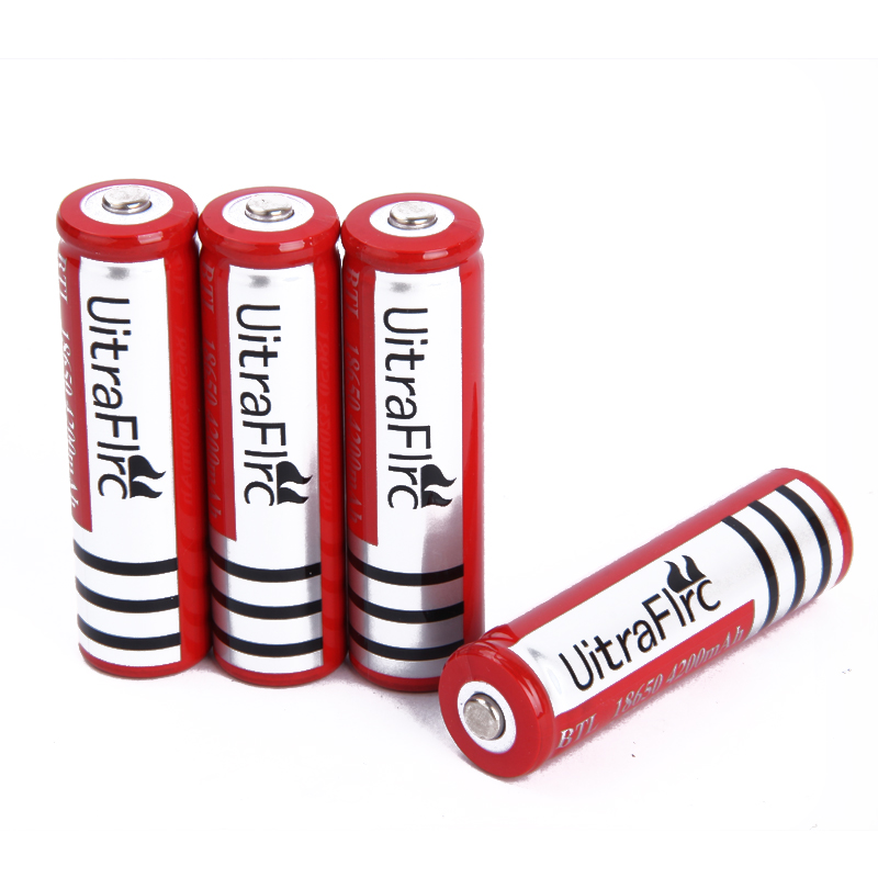 18650锂电池 3.7V强光手电筒专用锂电池批发图