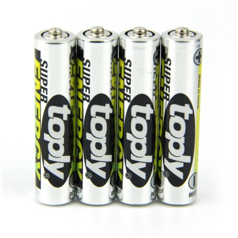 toply7 battery zinc manganese 1.55V carbon dry battery remote control electronic AAA battery manufacturers wholesale