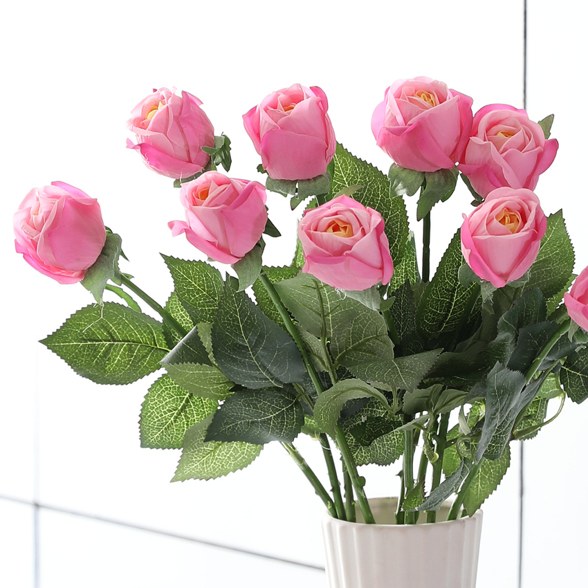 Artificial garden flowers, artificial touch roses, home decoration artificial flowers, special offer on Pinduoduo and Douyin