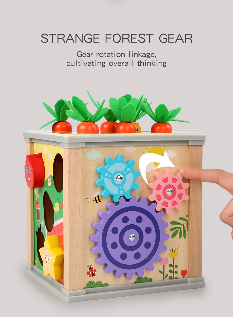 新品多功能九合一百宝箱拔萝卜形状配对玩具套装幼儿园益智玩具详情9