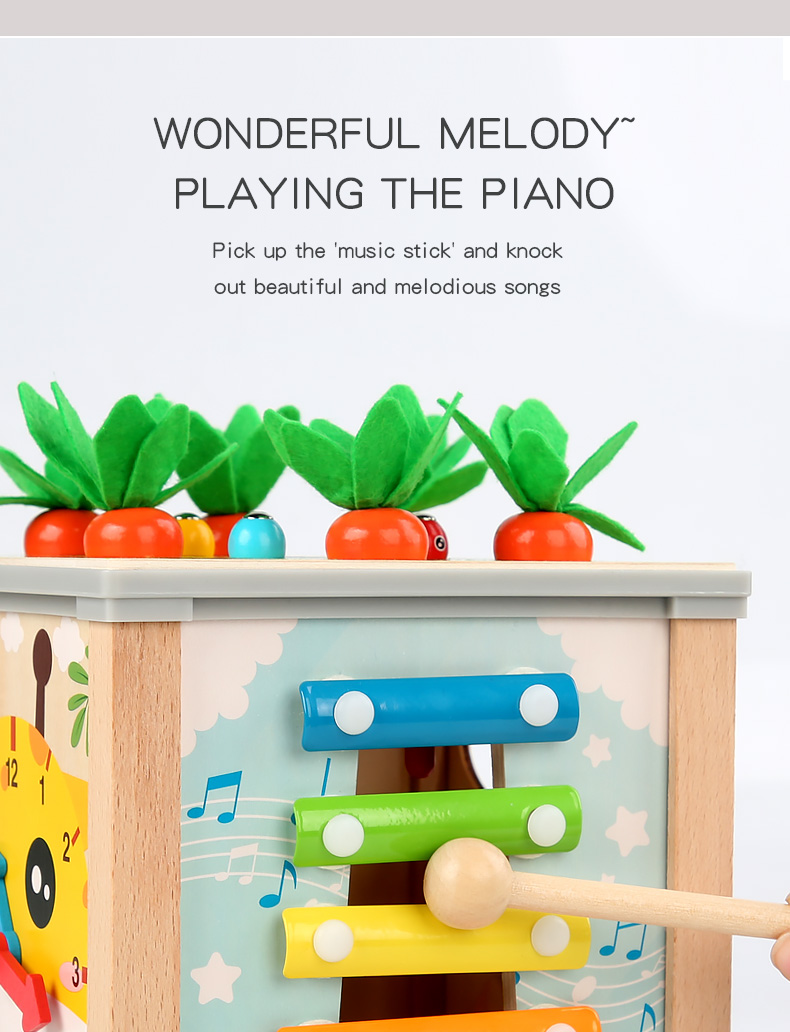 新品多功能九合一百宝箱拔萝卜形状配对玩具套装幼儿园益智玩具详情12