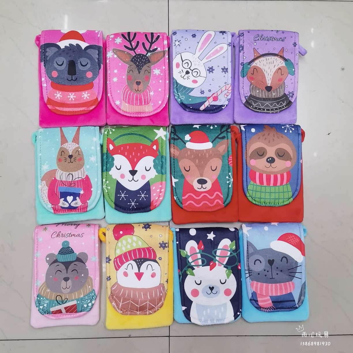 厂家批发专业生产毛绒玩具厂家直销翻盖手机包恐龙印刷热转印三丽鸥翻盖手机包恐龙挎包单肩包独角兽挎包单肩包斜挎包毛绒玩具  详情图8