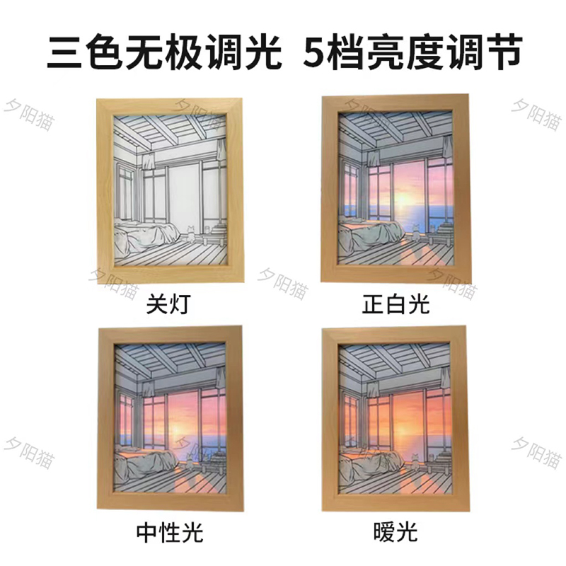 网红灯/礼品/工艺品白底实物图