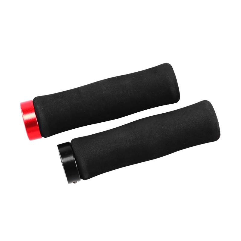 230513 Single-sided locking sponge handlebar cover 5307 bicycle handlebar cover Mountain bike bamboo joint pattern sponge handlebar cover single-sided locking bicycle handlebar handle riding equipment pic 14