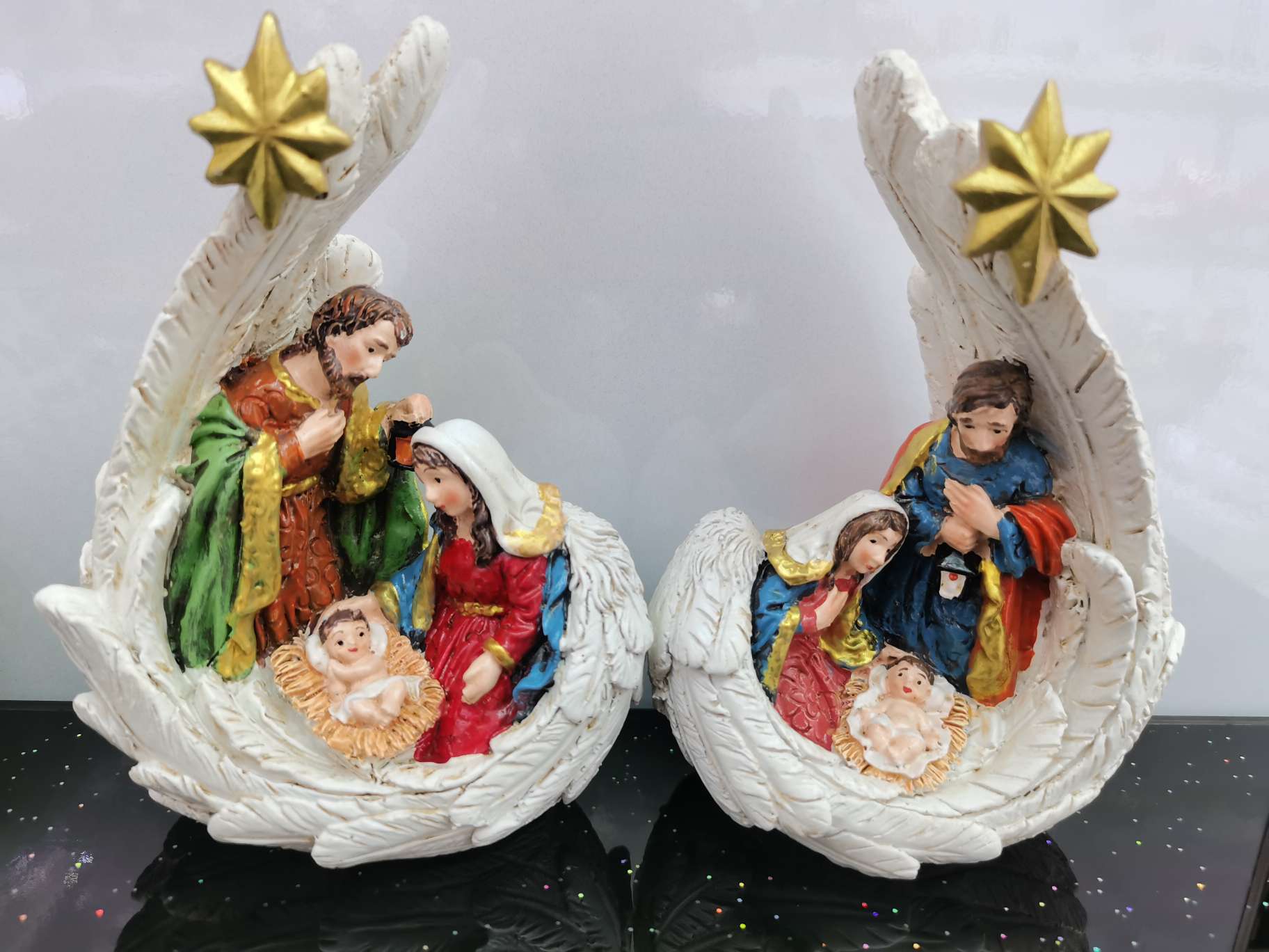 工艺品树脂摆件喜庆家居装饰潮玩盲盒礼品马槽组套装详情图2