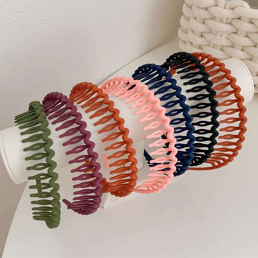 Children's Headband Summer Girls Pressure Hair Non-Slip Hair Bundle Little Girls Baby No Cut Hair Broken Hair Clip Headband details Picture