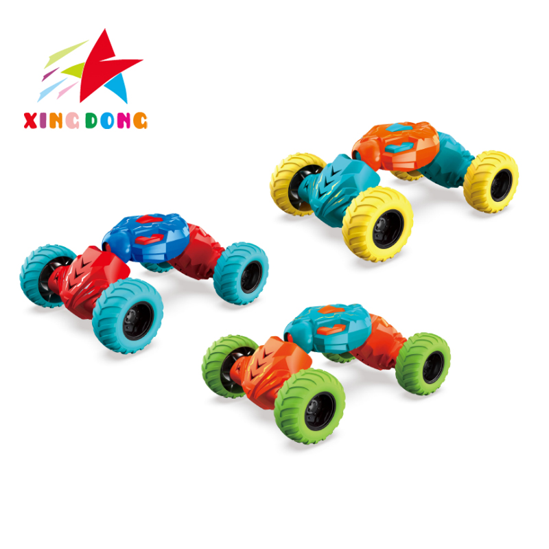 儿童玩具 高速回力扭变特技车  回力按压车  扭变特技车