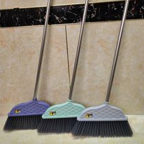 New plastic broom household floor broom cleaning brush Stainless steel simple sweep long handle 0588