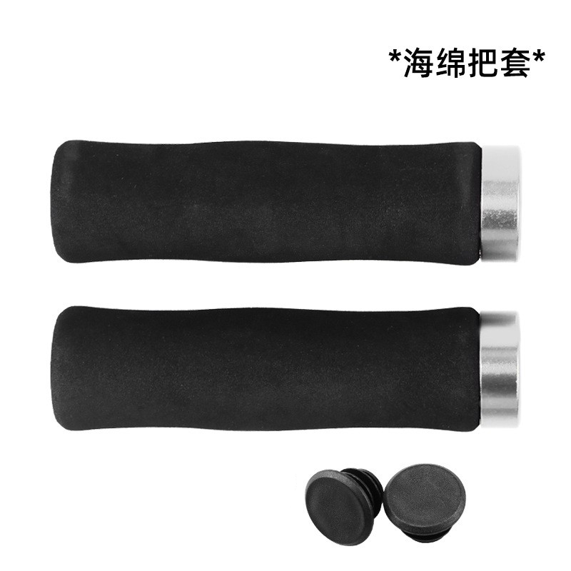 230513 Single-sided locking sponge handlebar cover 5307 bicycle handlebar cover Mountain bike bamboo joint pattern sponge handlebar cover single-sided locking bicycle handlebar handle riding equipment pic 20
