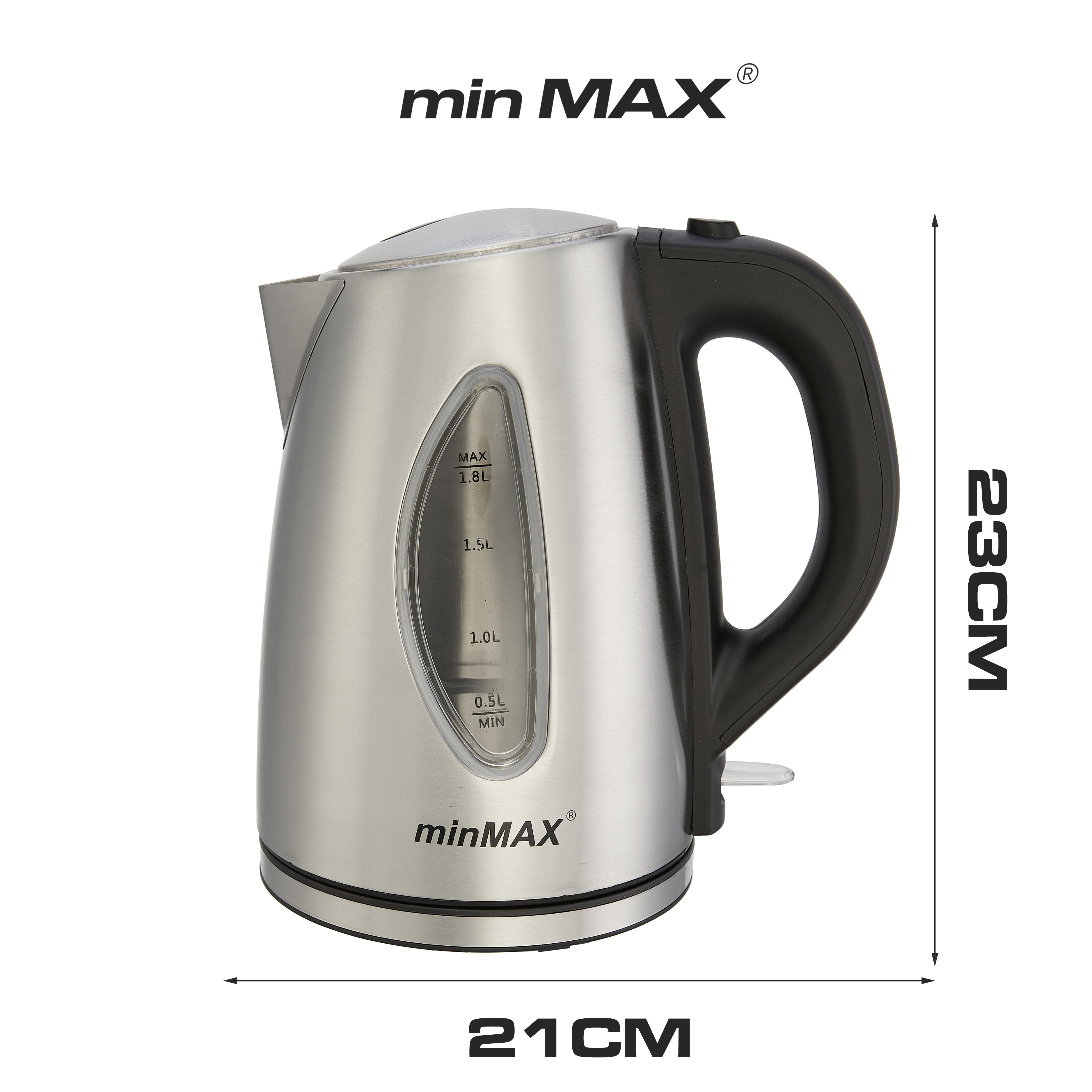 New min MAX electric kettle 6608, large capacity 2.0L, hotel and guesthouse household kettle in stock Specification image