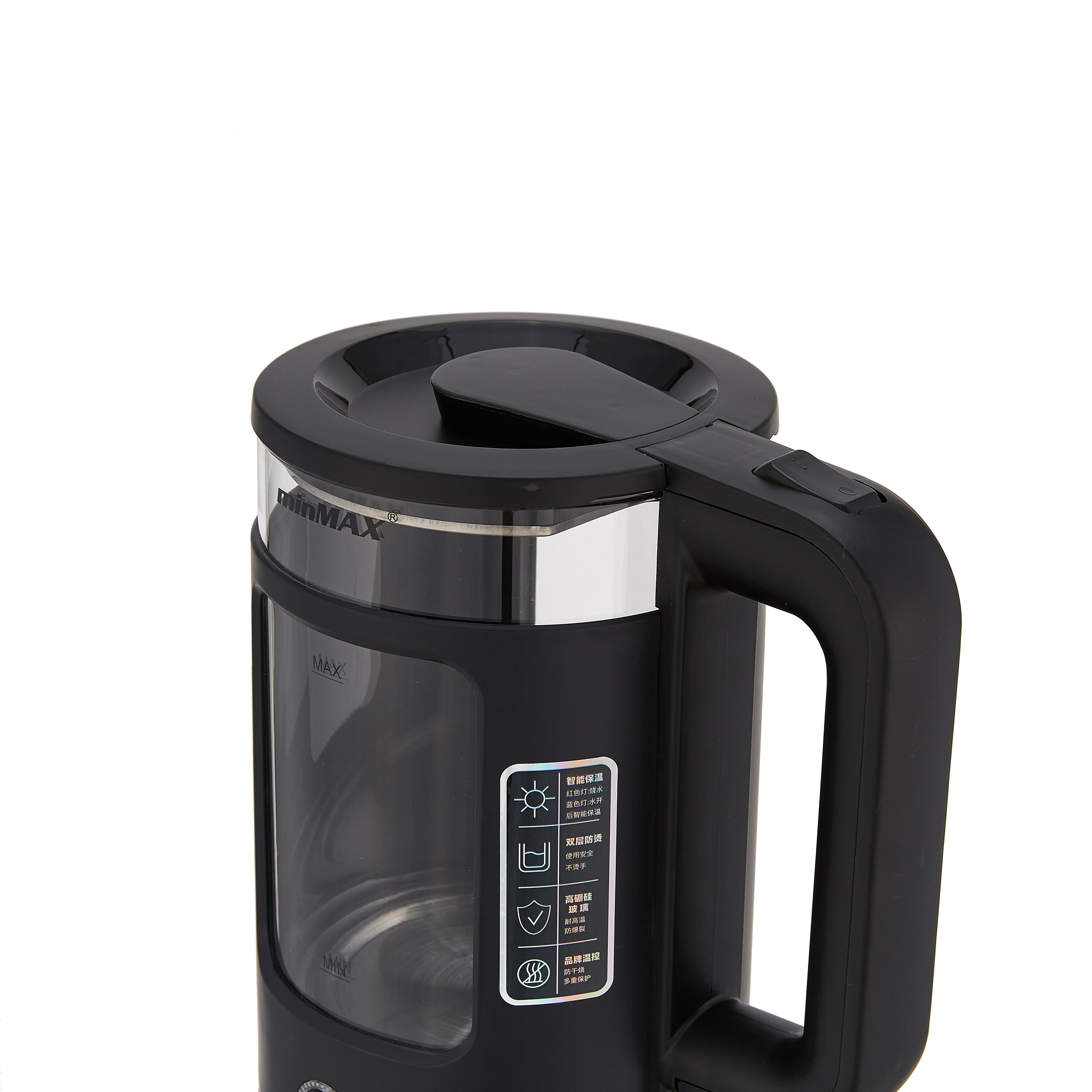 minMAX's best-selling electric kettle 1888, large-capacity boiling kettle, multi-functional water boiler, direct sales from the foreign trade manufacturer Item Picture