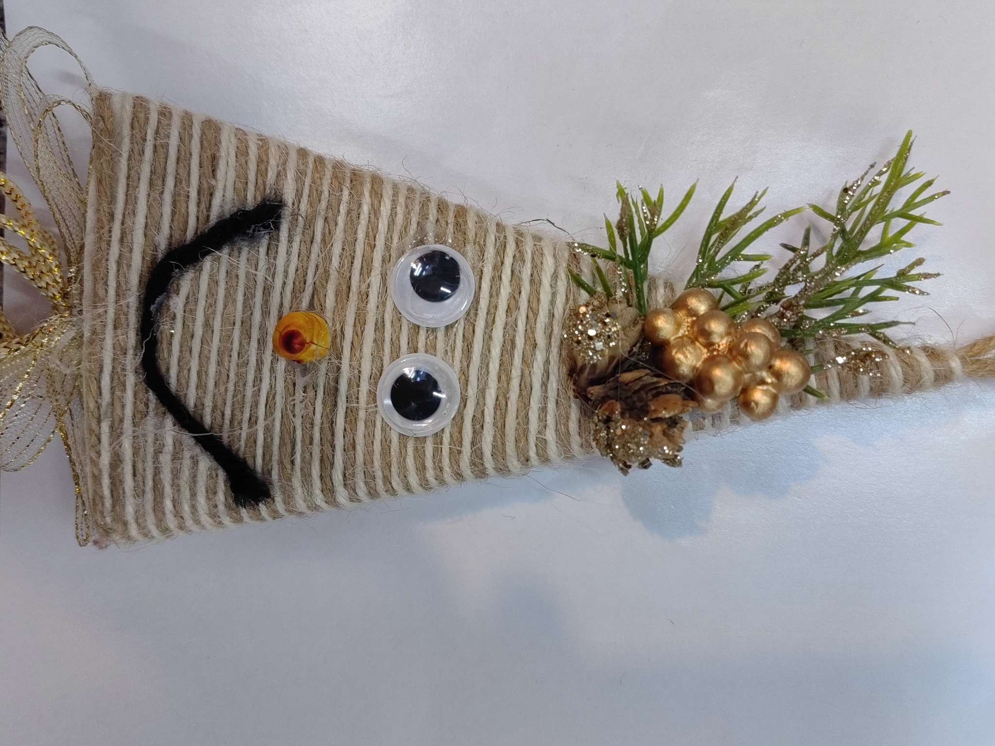 包麻线圣诞小挂件，圣诞树挂件，装饰挂件