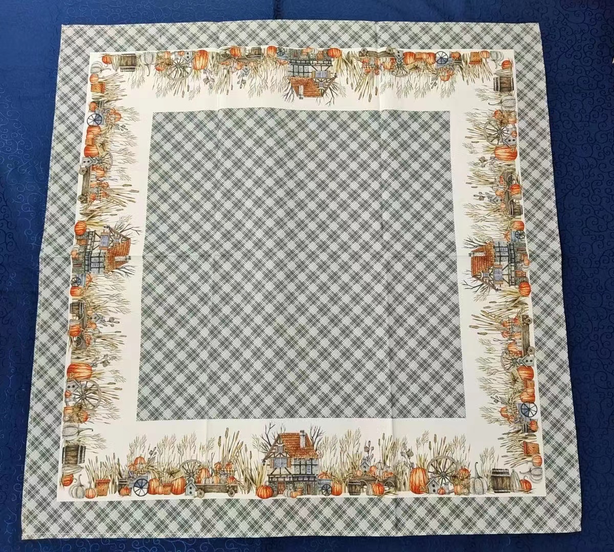 Printed tablecloth 85*85 details Picture
