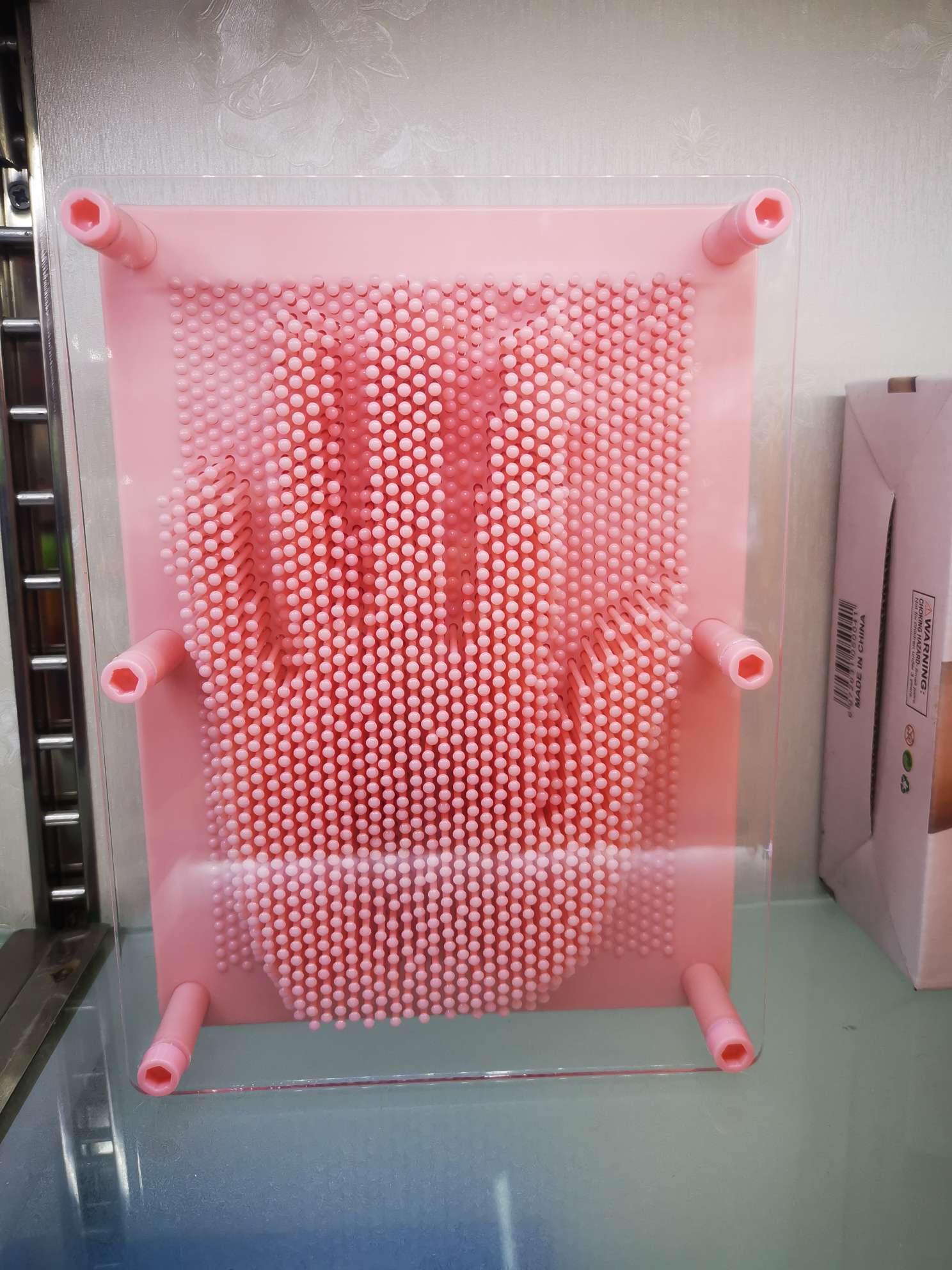 3D克隆手模百变针画立体针雕画方形塑料手印儿童节生日礼物中号