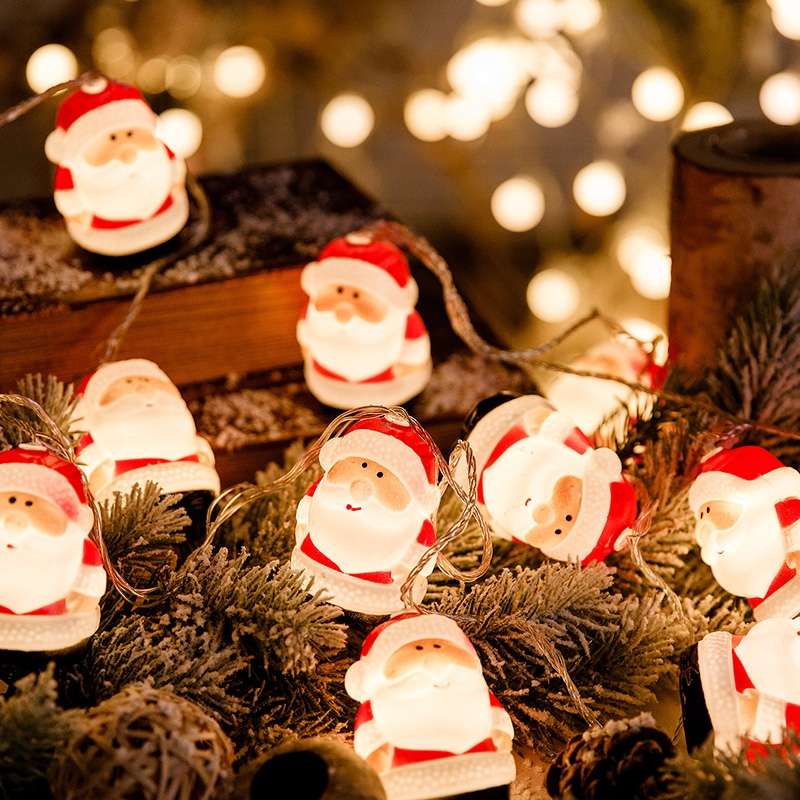 Snowman Old Man Battery box light string Specification image