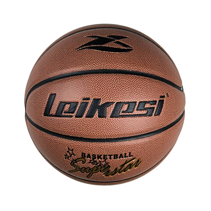 Leikesi Basketball Size 7 TPU leather Brown Black Line Official Basketball Ball Indoor Outdoor Game Training Basketball  thumbnail