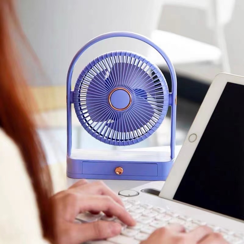 时尚简约旋转台式风扇细节图