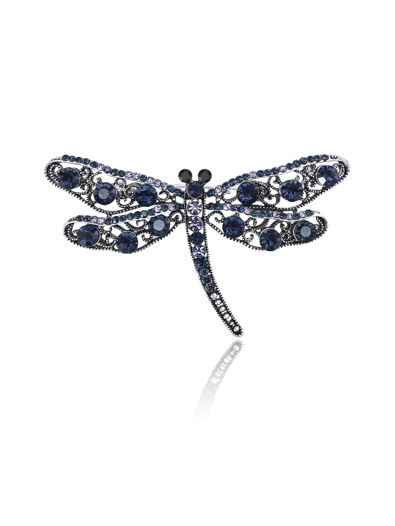 Dragonfly brooch and pin, a niche design sense, a lady's brooch and button, a cute Japanese style, a high-end and elegant original design, a personalized and exquisite suit, brooch and pin Item Picture