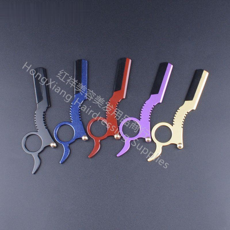 Thumb Razor Stainless steel Old fashioned Razor Razor Barber razor Razor Razor Shaved head eyebrow Hair holder