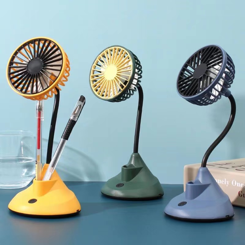 Small desktop fan, office, school, dormitory, desk, small fan, USB charging, student portable bed Application Scenario