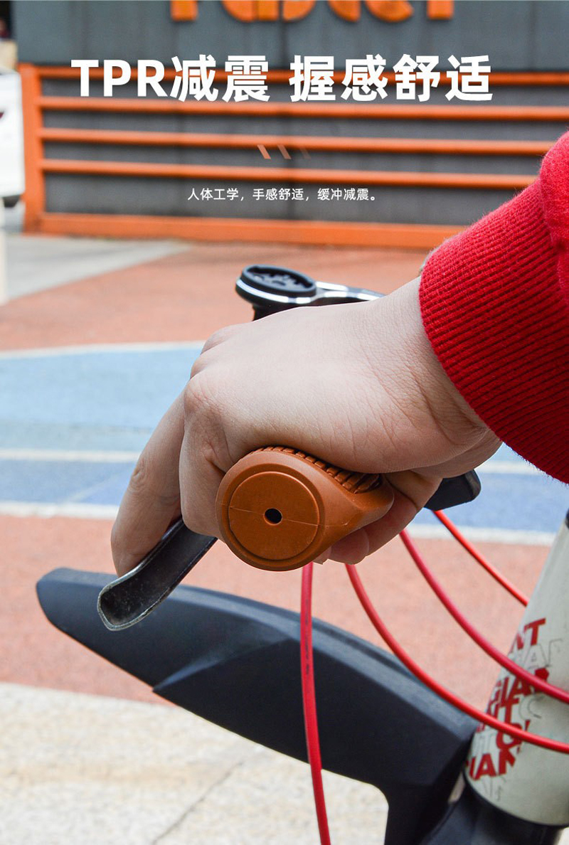 230514 Single-sided locking rubber handlebar cover, bicycle handlebar cover, mountain bike handlebar cover, single-sided locking bicycle handlebar handle, cycling equipment pic 5