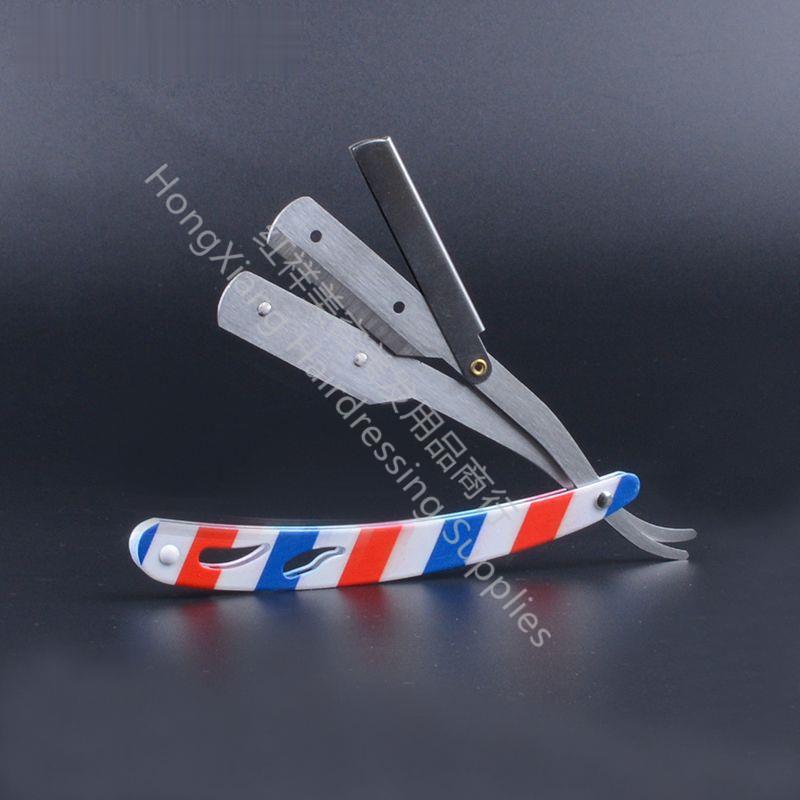 Shaver Old-fashioned manual shaver Shaving face Hair shaver Barber Stainless steel razor holder Shaving hair