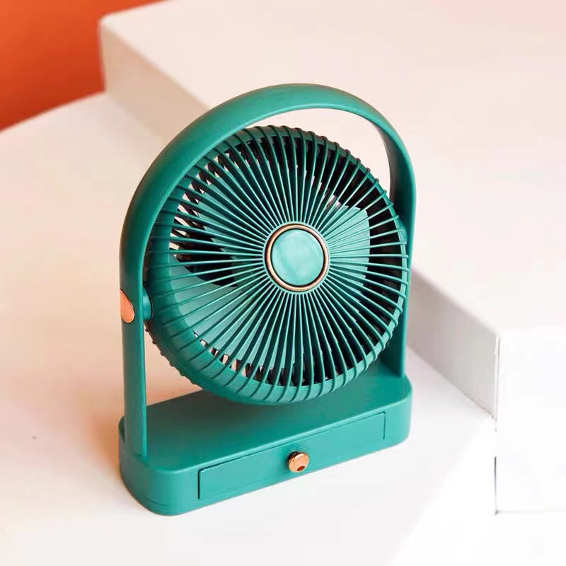 时尚简约旋转台式风扇产品图